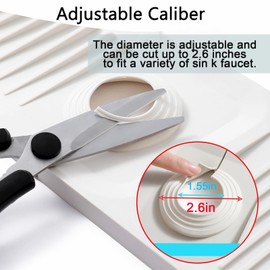 KOSKWKREO Sink Splash Guard, 17.5 Inch Kitchen Sink Splash Guard, for Faucet Handles Drip Pans, Kitchen Sinks, Counter Tops, Bathrooms, Farmhouse. Faucet Guard & Draining Mat (Black）