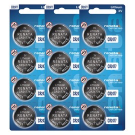 Renata CR2477N Batteries - 3V Lithium Coin Cell 2477 Battery (12 Count)
