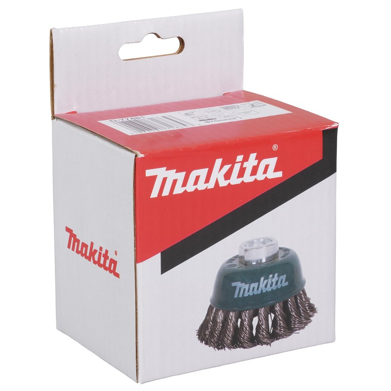 Makita D-77481 Cup Wire Brush Knotted 75xM10