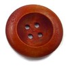 Pack of 20 Elegant Wooden Buttons 25 mm Round 4