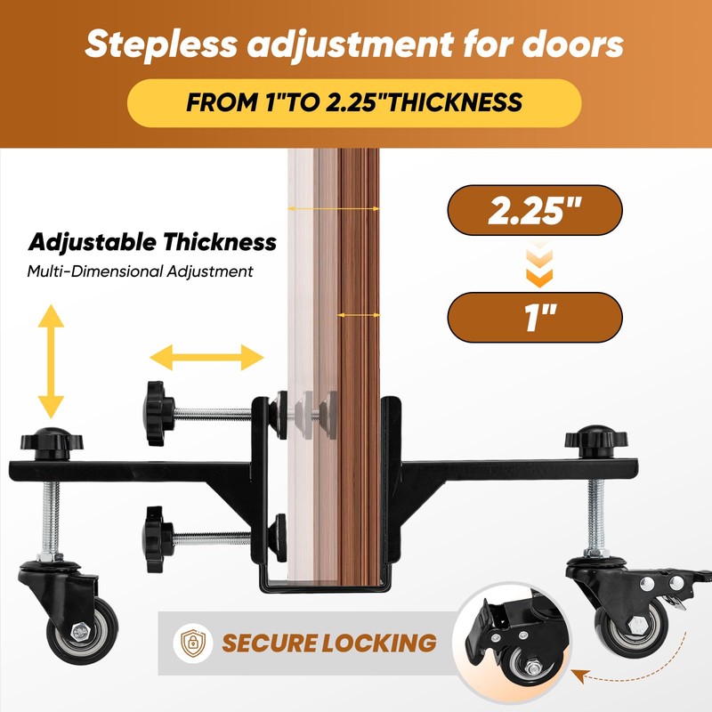 2025 Upgrade Saker Door Panel Installation Kit, Heavy-Duty Door Installation