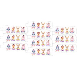 Cinta adhesiva precortada con tubo nasogástrico o oxígeno para acuarela Woodland paquete de 10, Left side