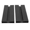 2Pcs Black Red Wine Glass Holder Self Adhesive Plastic Wine