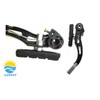 AARNAV Complete V Brake Set V Brakes, Cables Black Levers,