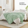 lifein Green Throw Blanket for Couch - Soft Boho Bed