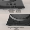3 in 1 Bluetooth Speaker PC ABS Alarm Clock with