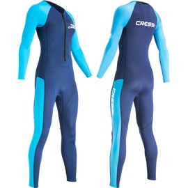 Cressi Wahoo 2 mm Lady Monopiece Wetsuits, Azure/Blue, XL