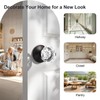 KNOBWELL Glass Door Knobs in Oil Rubbed Bronze Finish, Individual