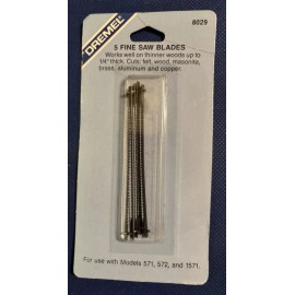 Dremel - 5-pk. Fine Saw Blades - Item #8029 - New in Package