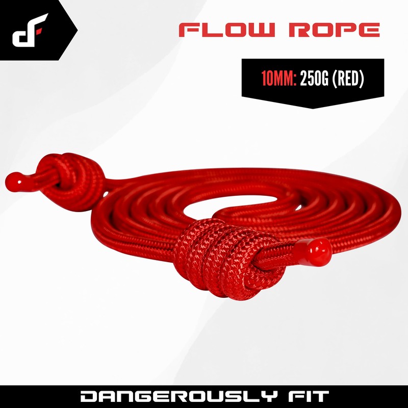 Flow Rope for Fitness Exercise - 14mm Double Braid 9ft
