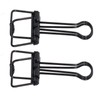 80Pcs Hollow Binder Clips 0.7in Sturdy Metal Hollow Out Strong