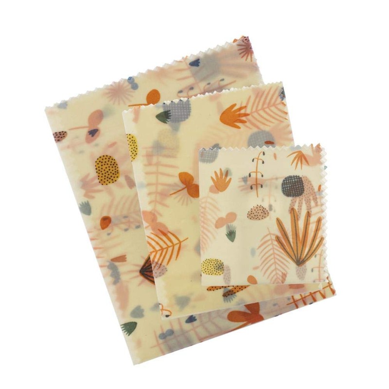 Lilware Beeswax Wrap Eco-Friendly Reusable Food Wraps - Sustainable Plastic