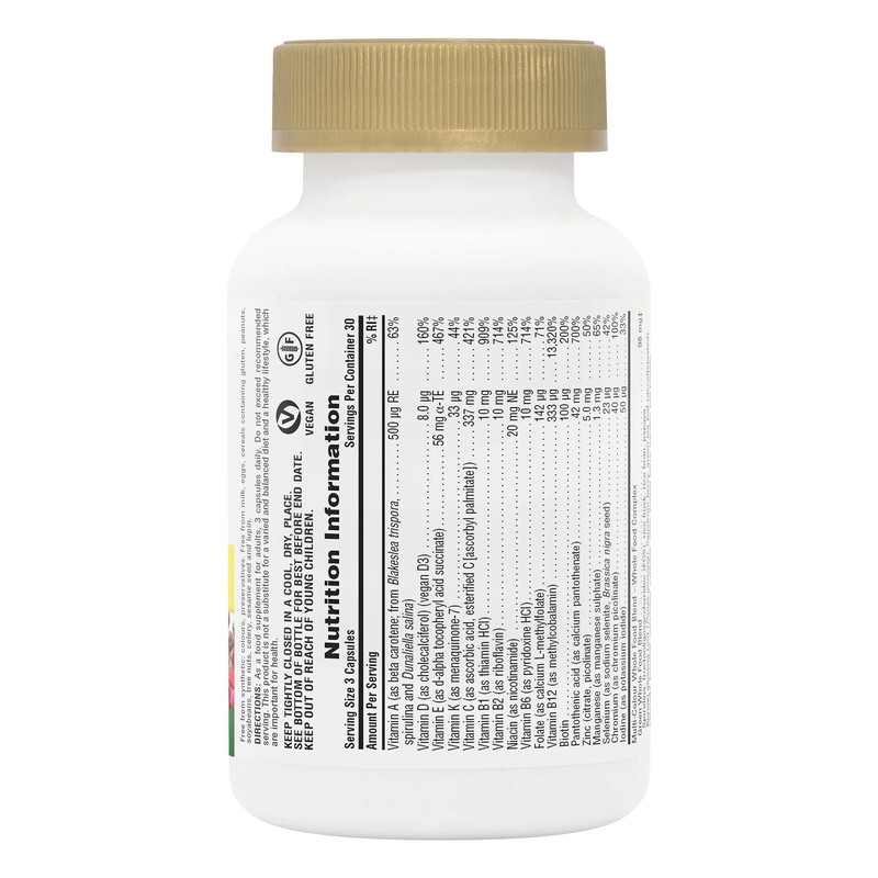 NaturesPlus Source of Life Gold Capsules - Whole Food Based