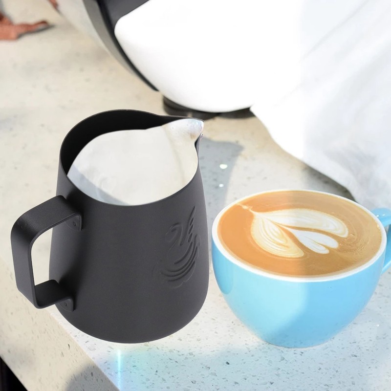 Milk Frothing Pitcher Multipurpose 304 Stainless Steel Coffee Steaming Pitcher