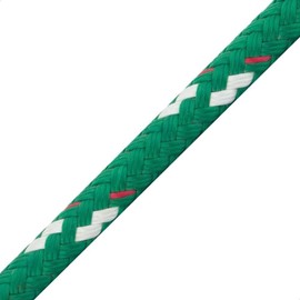 New England Ropes 3/16in (5mm) Sta-Set Solid Green 50 Feet Long