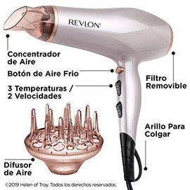 Revlon Salon Secadora Tecnologa Titanio 1875W                                                                                                         