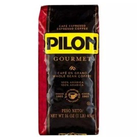 Pilon Gourmet Whole Bean Restaurant Blend Dark Espresso Coffee, 16 Ounce