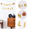 Ciieeo 3 Sets Pumpkin Set Thanksgiving Bunting Little Pumpkin Banner
