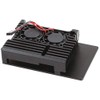Active Heatsink Case PI4 Black | Development Board Enclosure /