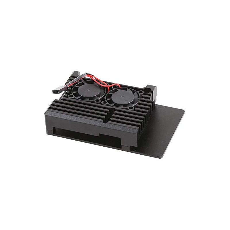 Active Heatsink Case PI4 Black | Development Board Enclosure /