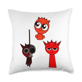 Raddy - All Phases from Sprunky | Jevin Simon Throw Pillow