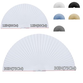 Half Moon Window Shade,Arch Window Shades Half Circle Self Adhesive Non-Woven Fabric Blinds Easy to Install Blackout for Room Kitchen Dining Room