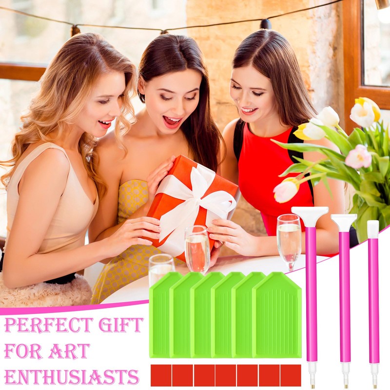 Affrolling 180 Pcs 5d Diamond Art Painting Tools and Accessories