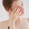 qielizhu Raccoon Ring 925 Sterling Silver Racoon Open Rings Adjustable