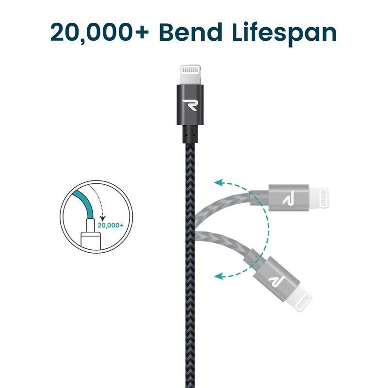 Rampow Cable 1 m dark grey