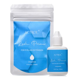 ACTROL Lash Primer for Eyelash Extensions Unscented Professional Lash Adhesive Eyelash Primer Easily Removes Proteins 15ml