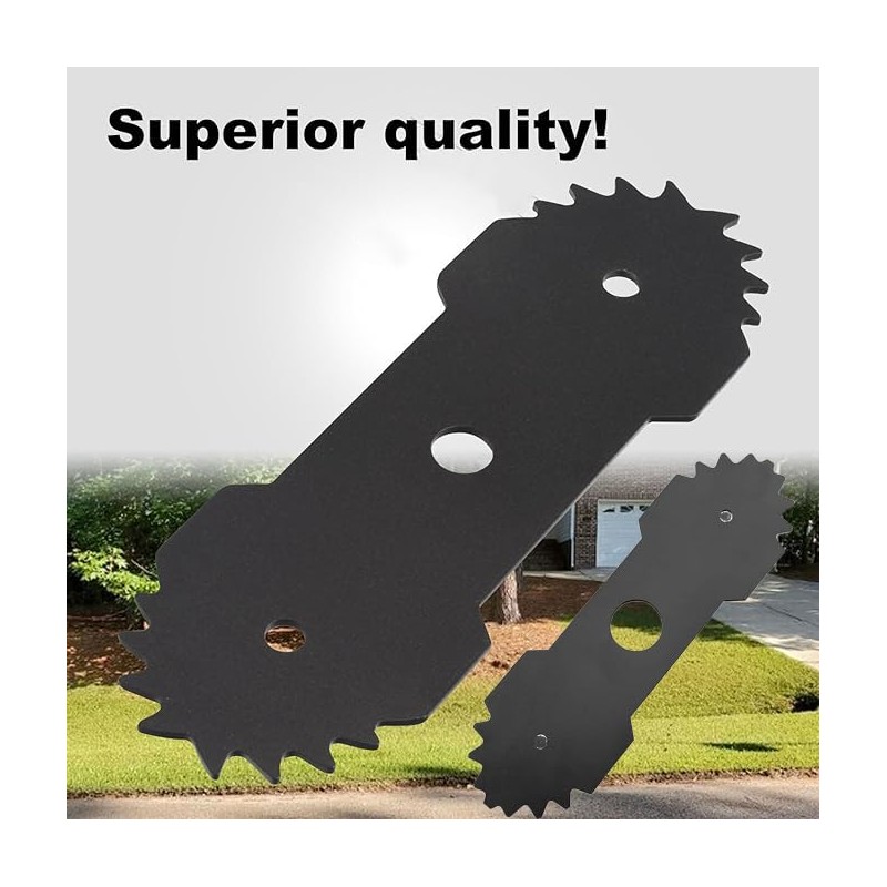 WEZCHUGHAOL 2 PCS Heavy Duty Lawn Mower Edger Blades with