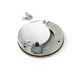 Garage Door 3" Exhaust / Fresh Air Port for Non-Insulated Doors - Latching