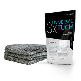 INSTADRIVE Universaltücher 40 x 40 cm, 3 Stück – Ultraweiche Allzweck-Mikrofasertücher (380 GSM) für Reinigung und Pflege von Cockpit, Lack, Detailing, Politur, Felgen und dem gesamten Auto
