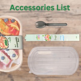 ganfaner 50 Sets 34oz Compostable Paper Containers - 2 Comp, Microwave&Leak-Proof with Lids/Spoons - Oil-Proof for Lunch/Catering/Takeout, BPA-Free Sugarcane Fiber Supplies for Lunch, Party, Takeout