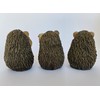 Objectz Three Small Hedgehogs - See Nothing Say - Decoration