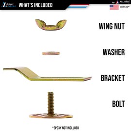 PREMIUM Sink Clips-25 Pack Kit, Undermount Sink Clips, Sink Brackets, Bathroom Sink Clips, Kitchen Sink Clips, Epoxy Sink Clips, Sink Clip, Heavy Duty Sink Clips