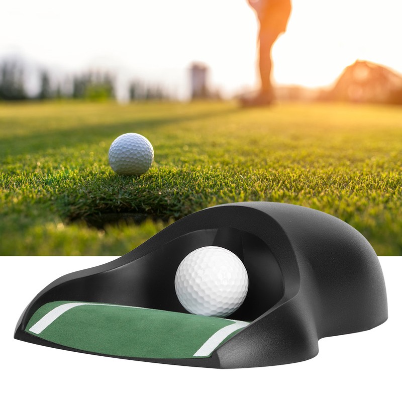 ABS Plastic Lightweight Automatic Putter Trainer Portable Golf Electric Putting