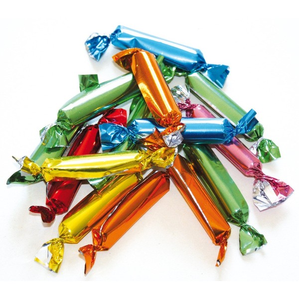 French Lilliputians Bonbons Assorted Fruit Candy Wrapped in Colorful Foil - 1 LB