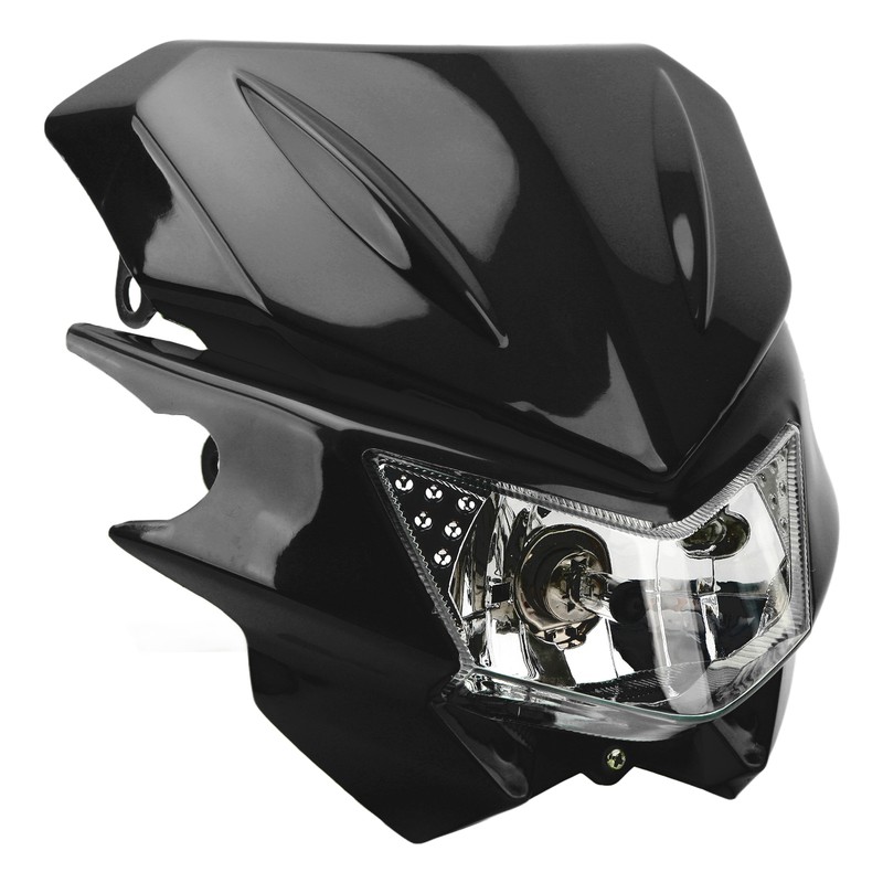 Motorcycle Front Headlight H4 Interface LED Waterproof DRL Headlight for