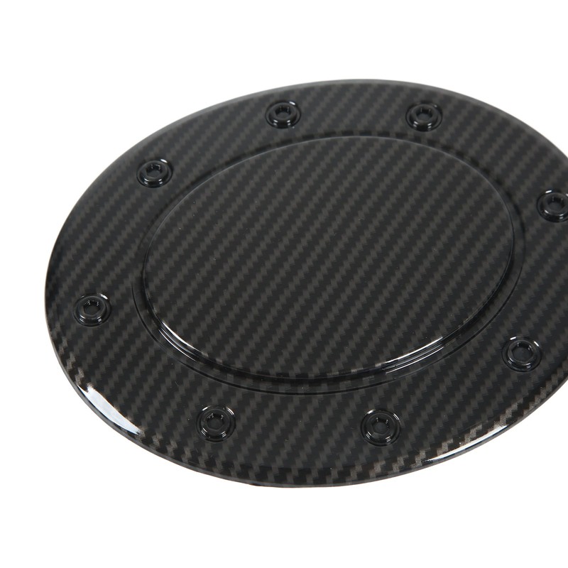 Gas Cap Cover Carbon Fiber Pattern Fuel Tank Door Cover
