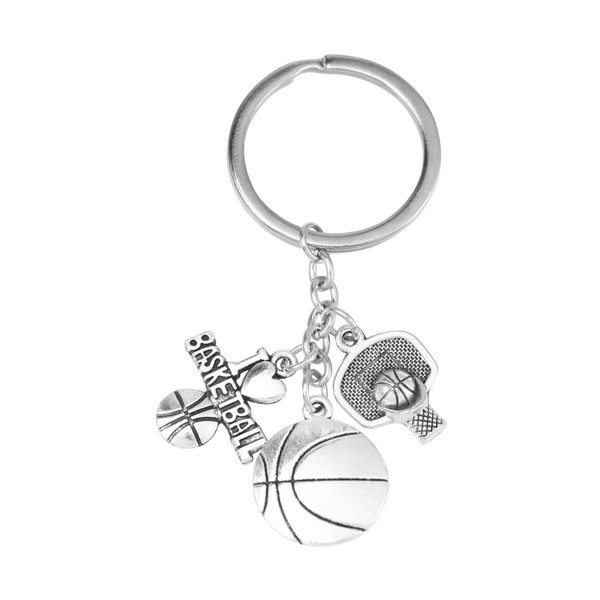Basketball Keychain, Basketball Player Basketball Lover Keychain For Basketball Team