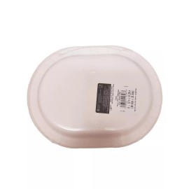 Creative Creations Holly Jolly Christmas 8 Ct Oval Banquet Platters Plates 10 x 12 Snow Berries