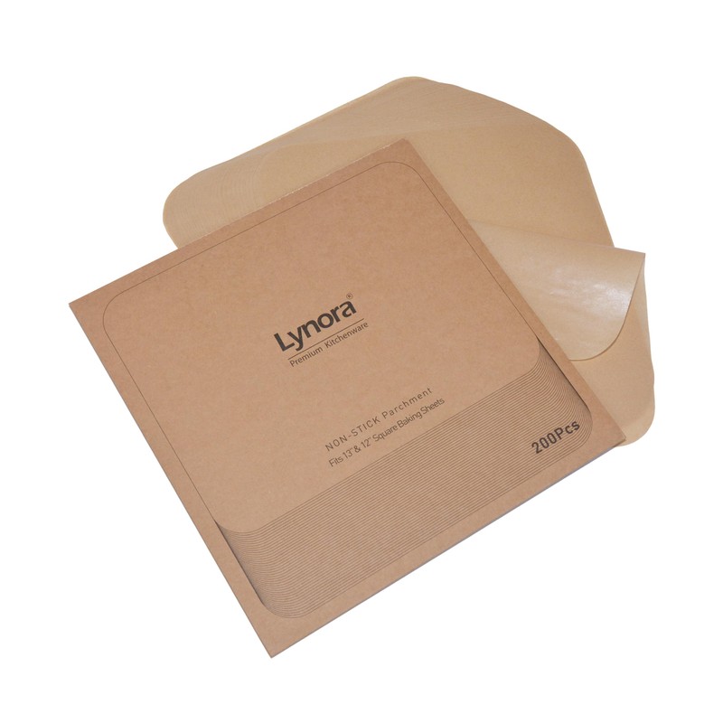 200Pcs 12 x 12 Inch Precut Parchment Paper Sheets, Compatible