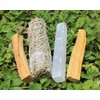 Generic 1 Set Cleaning Kit: 5" Selenite, 2 Palo Santo