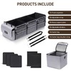 HIRALIY 4 in 1 Car Trunk Storage Organizer with Leakproof