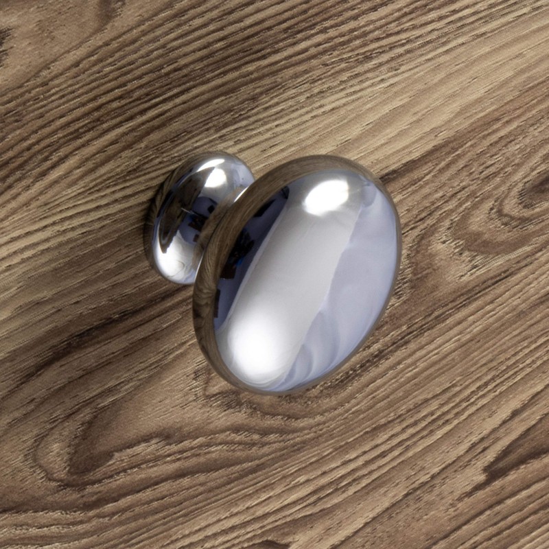 Gedotec DUKE Designer Furniture Knob Polished Chrome for Drawers Elegant