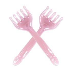 lewitools 2Pcs Head Massager Manual Hair Scalp Massager, Gua Sha Five Claw Massage Tool Comb, Portable Handheld Resin Relaxation Tool for Father's Day, Mother's Day Gifts (Pink)