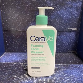 CeraVe Foaming Facial Cleanser -Daily Face Wash for Normal to Oily Skin 12 Fl Oz