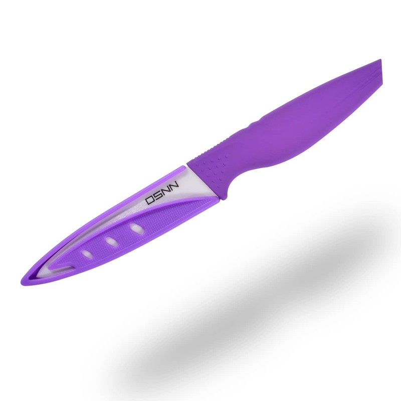 DSNN Steak Knives Set of 6 Muti-color Kitchen Ceramic Knife