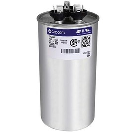 Mars - 70 + 10 uF MFD x 440 VAC GE Industrial Replacement Dual Capacitor Round # C47010R / 27L866